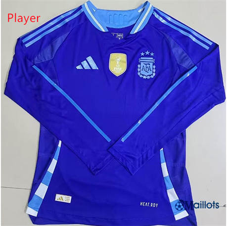 Grossiste Maillot foot Argentine Player Exterieur Manche Longue 2024-2025