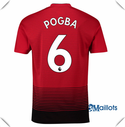 Maillot Manchester United football Domicile 6 Pogba 2018