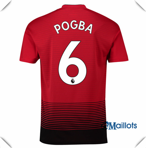 Maillot Manchester United football Domicile 6 Pogba 2018