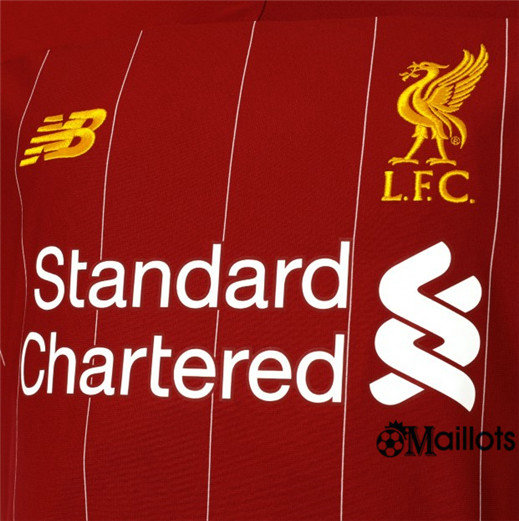Grossiste Maillot foot FC Liverpool Domicile Rouge 2019/2020 pas cher