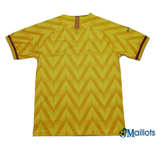 Grossiste Maillot de football FC Barcelone 120th anniversary edition Jaune pas cher