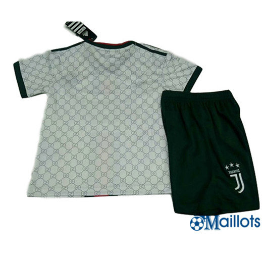 Ensemble Maillot football Juventus Enfant Version Fuite Blanc 2019/2020 pas cher