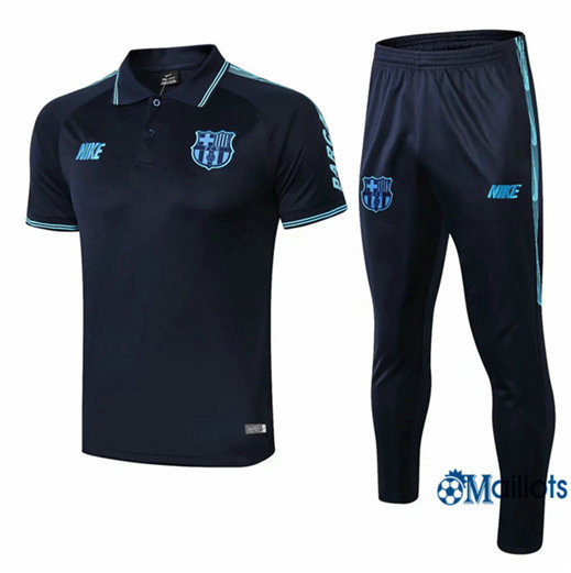 Maillot football FC Barcelone POLO Training Bleu Marine 2019/2020