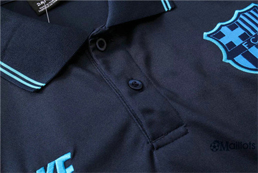 Thaïlande Maillot foot FC Barcelone POLO Entraînement Bleu Marine 2019/2020 pas cher