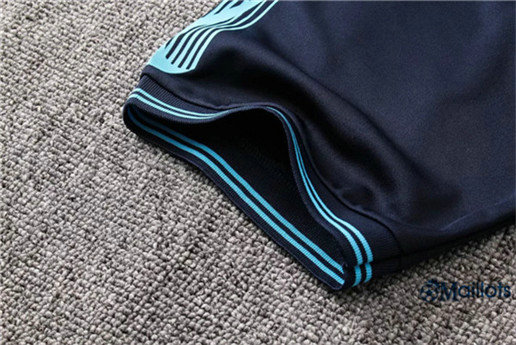 Grossiste Maillot foot FC Barcelone POLO Entraînement Bleu Marine 2019/2020 pas cher