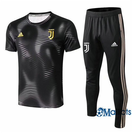 Maillot football Juventus Training Noir barré 2019/2020