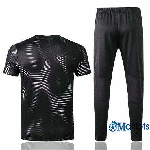 Grossiste Maillot de football Juventus Entraînement Noir barré 2019/2020 pas cher