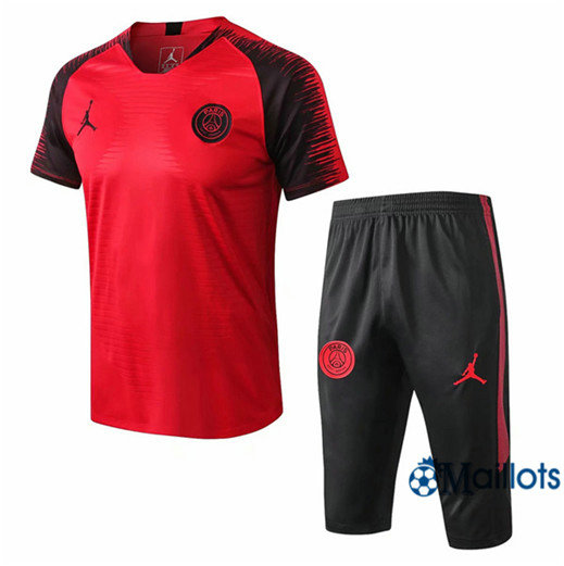 Maillot football PSG Jordan Training Rouge Strike Drill 2018/2019