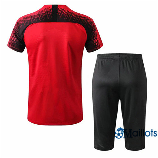 Grossiste Maillot de football PSG Jordan Entraînement Rouge Strike Drill 2018/2019 pas cher