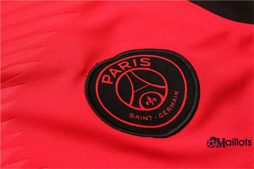 Thaïlande Maillot foot PSG Jordan Entraînement Rouge Strike Drill 2018/2019 pas cher