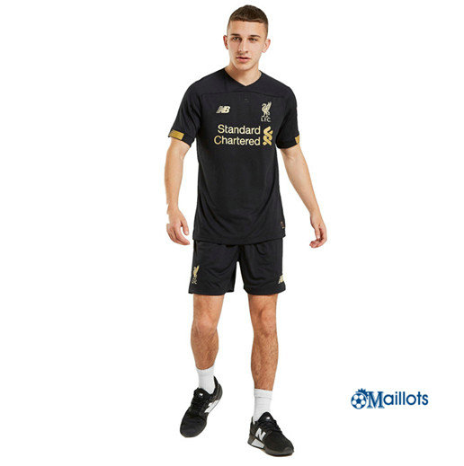 Maillot foot FC Liverpool Noir 2019 2020
