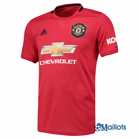 Maillot foot Manchester United Domicile Rouge 2019 2020