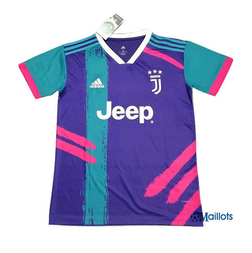 Maillot foot Juventus Entraînement Pourpre/Bleu 2019 2020