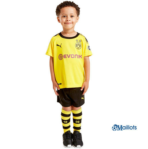 Ensemble Maillot foot Borussia Dortmund Enfant Domicile Jaune 2019 2020