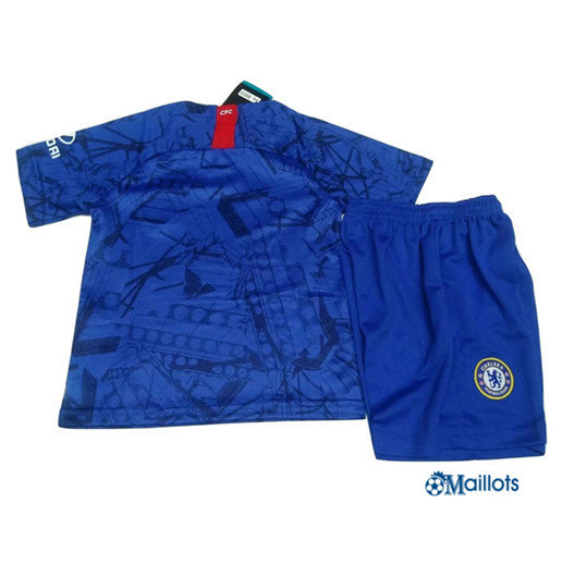 Acheter Ensemble Maillot foot Chelsea FC Enfant Domicile Bleu 2019 2020 Pas chèr