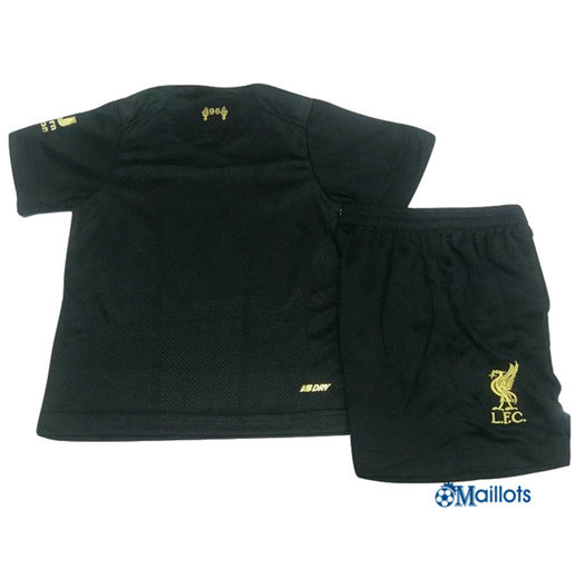 Acheter Ensemble Maillot foot FC Liverpool Enfant Gardien De But Noir 2019 2020 Pas chèr