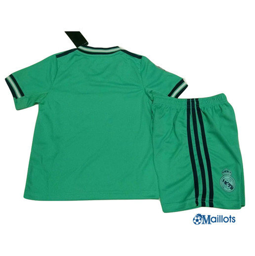 Acheter Ensemble Maillot foot Real Madrid Enfant Third Vert 2019 2020 Pas chèr