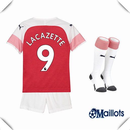 Maillot foot Arsenal Enfant Domicile 9 Lacazette 2018