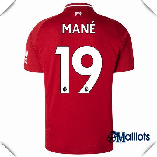 Maillot foot Liverpool Domicile 10 Mané 2018