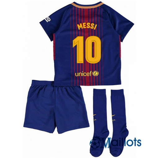 Ensemble foot FC Barcelone Enfant Domicile MESSI 2017 2018