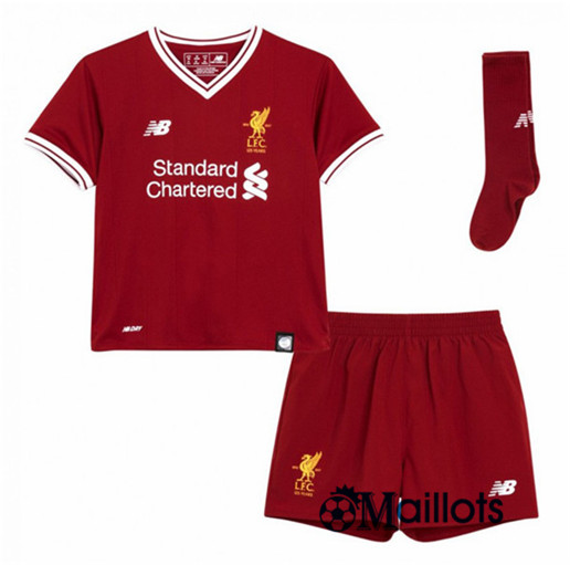 Ensemble foot Liverpool Enfant Domicile 2017 2018