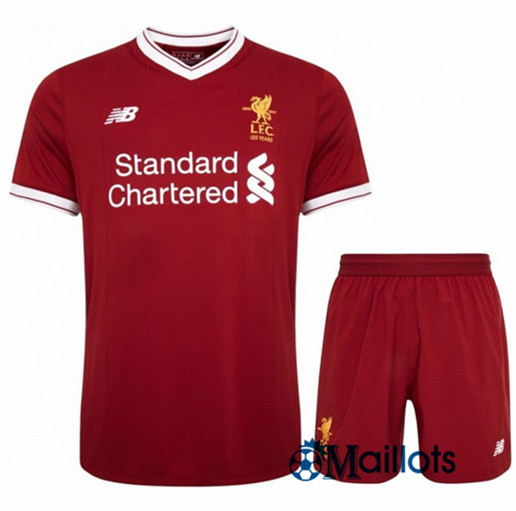 Ensemble foot Liverpool Junior Domicile 2017 2018