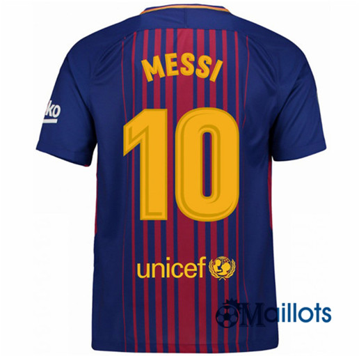Maillot FC Barcelone Domicile MESSI 2017 2018