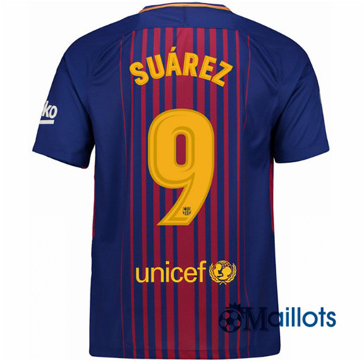 Maillot FC Barcelone Domicile SUAREZ 2017 2018
