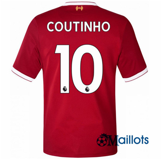Maillot Liverpool Domicile COUTINHO 2017 2018
