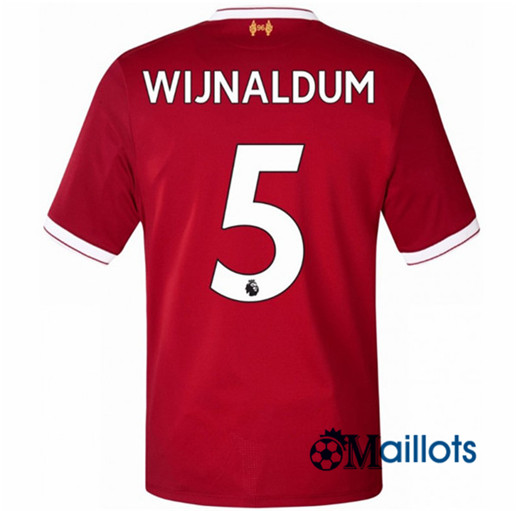 Maillot Liverpool Domicile WIJNALDUM 2017 2018