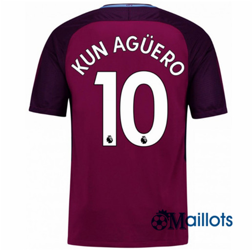 Maillot Manchester City Exterieur AGUERO 2017 2018
