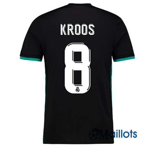Maillots foot Real Madrid Exterieur Kroos 8 2017 2018