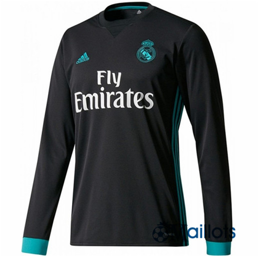 Maillot Real Madrid Exterieur Manches Longues 2017 2018