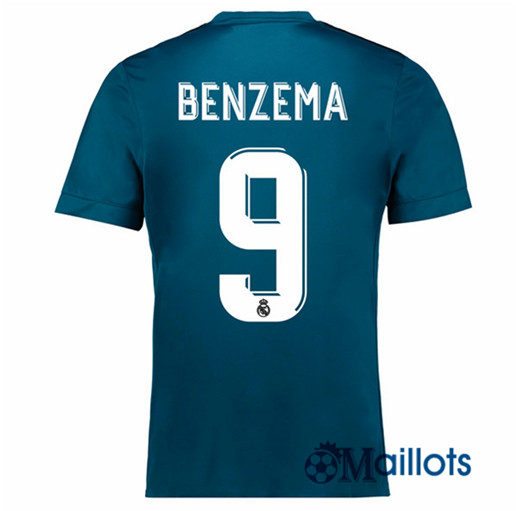 Maillot Real Madrid Third Benzema 9 2017 2018