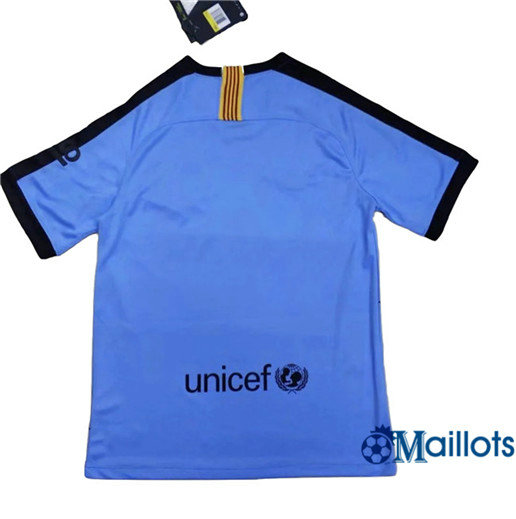 Maillot de football Barcelone Exterieur Bleu 2019 2020 Fans pas cher