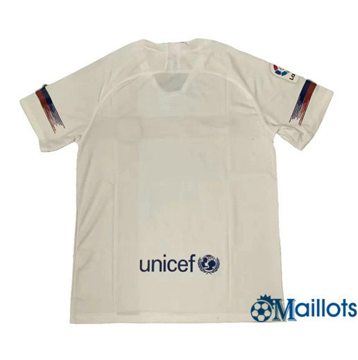 Maillot de football Barcelone Entrainement Blanc 2019 2020 pas cher