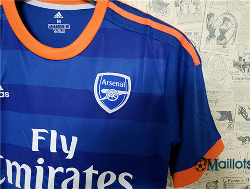 Maillot de football Arsenal Exterieur Bleu/Orange 2019 2020