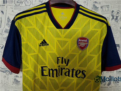 Maillot football Arsenal leaked version Jaune 2019 2020