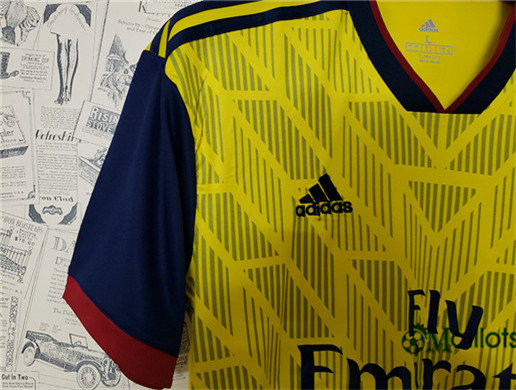 Maillot Arsenal leaked version Jaune 2019 2020