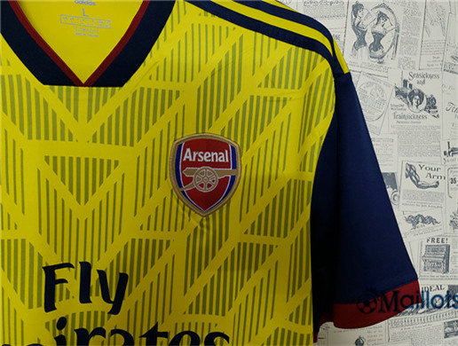Maillot de football Arsenal leaked version Jaune 2019 2020