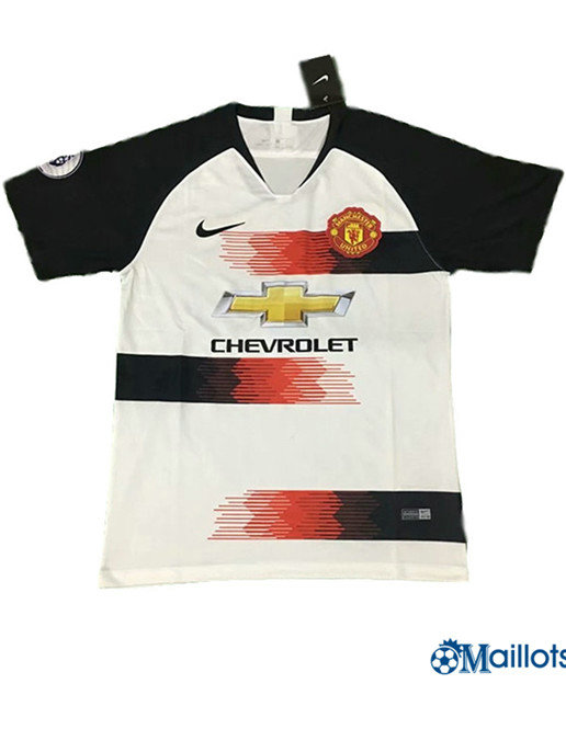 Maillot football Manchester United Noir/Blanc 2019 2020