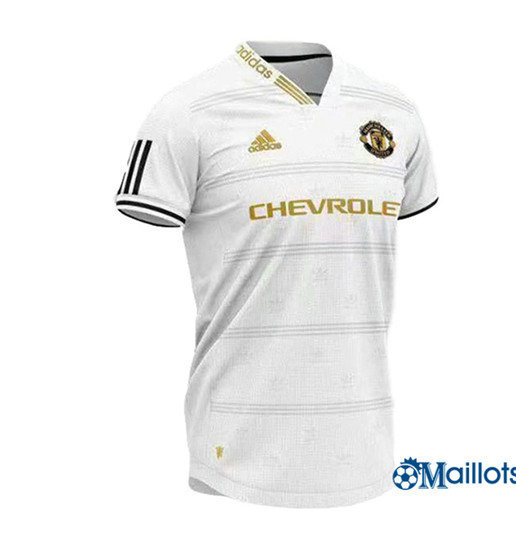 Maillot football Manchester United Concept edition Jaune/Blanc