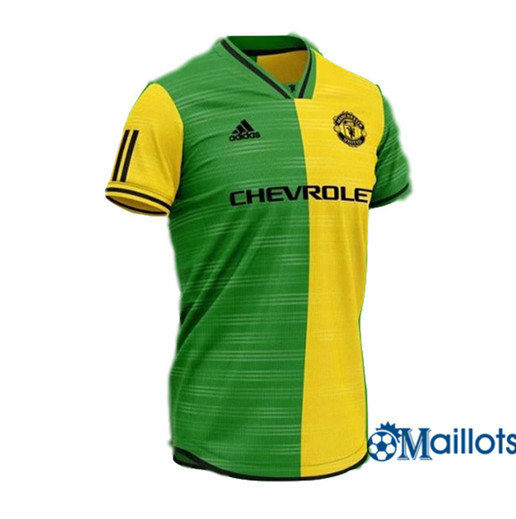 Maillot football Manchester United Concept edition Jaune/Vert