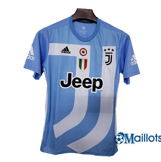 Maillot football Juventus Commémoratif J Bleu Clair 2018-2019