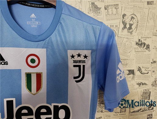 Maillot Juventus Commémoratif J Bleu Clair 2018-2019