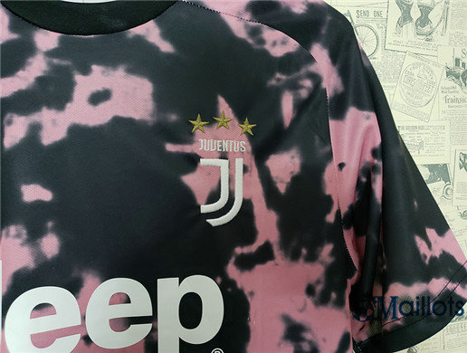 Maillot football Juventus Exterieur Version Fuite Rose 2019 2020