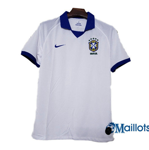 Maillot football Bresil Exterieur Blanc 2019 2020