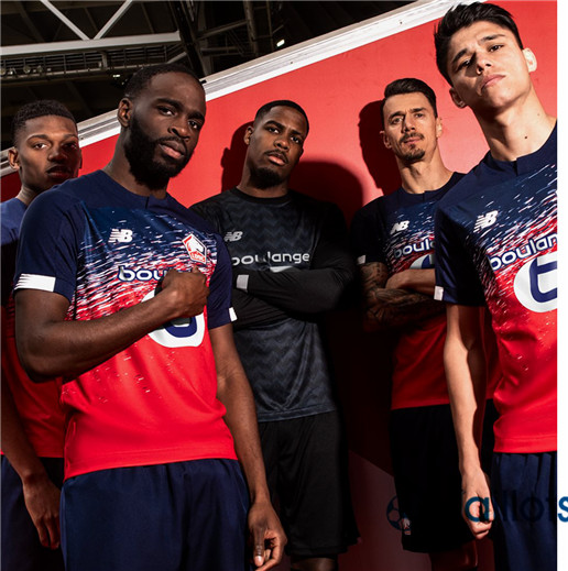 Vetement Maillot Foot Lille OSC Domicile 2019-2020 thailande pas cher