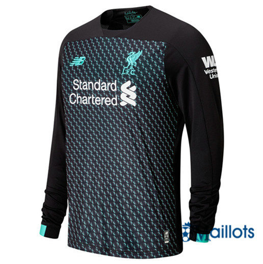 Grossiste Maillot de foot Liverpool Third Manche Longue 2019 2020