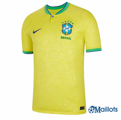 Grossiste omaillots Maillot Foot Brésil Domicile 2022-2023